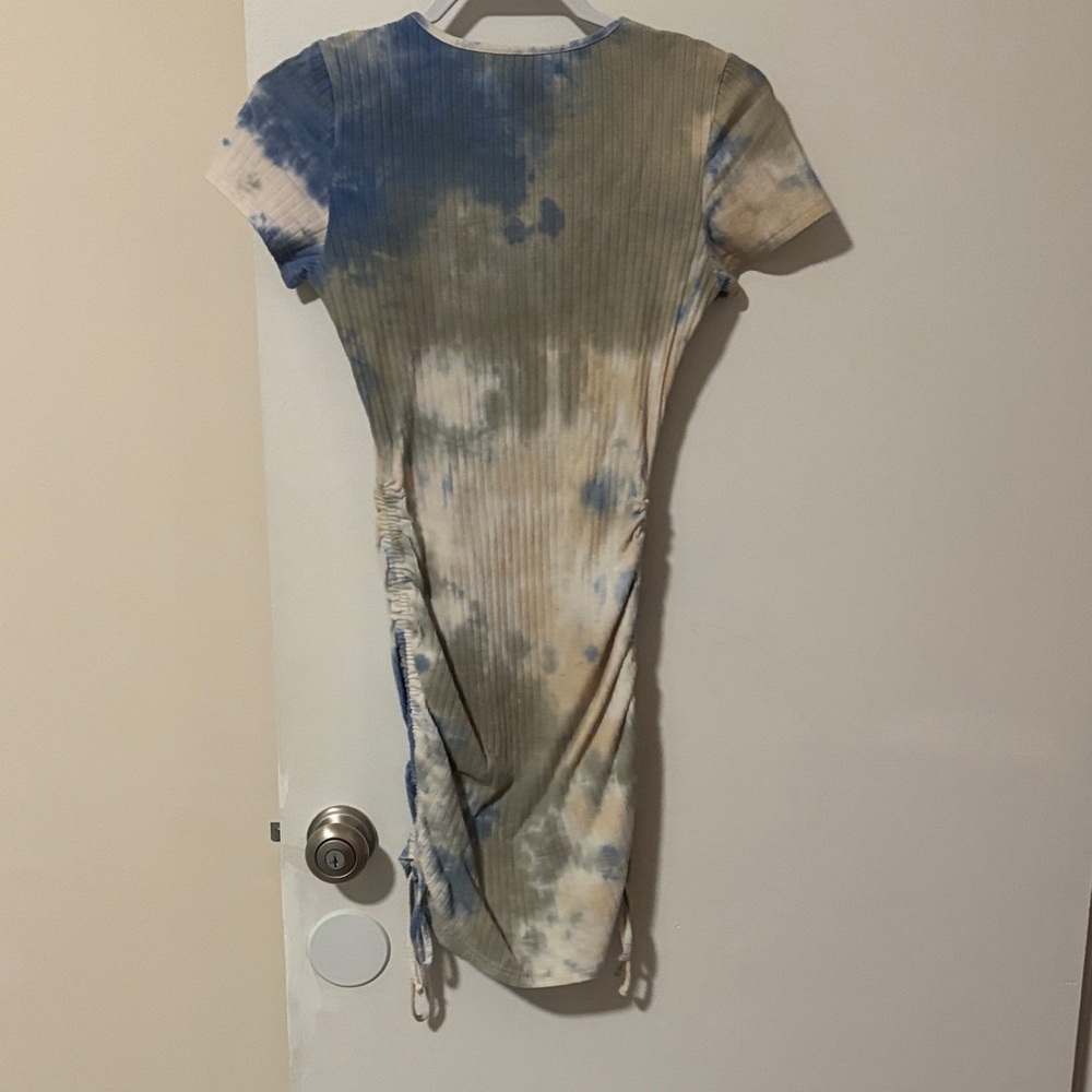 Tie-Dye Ruched Dress - Picture 2 of 2